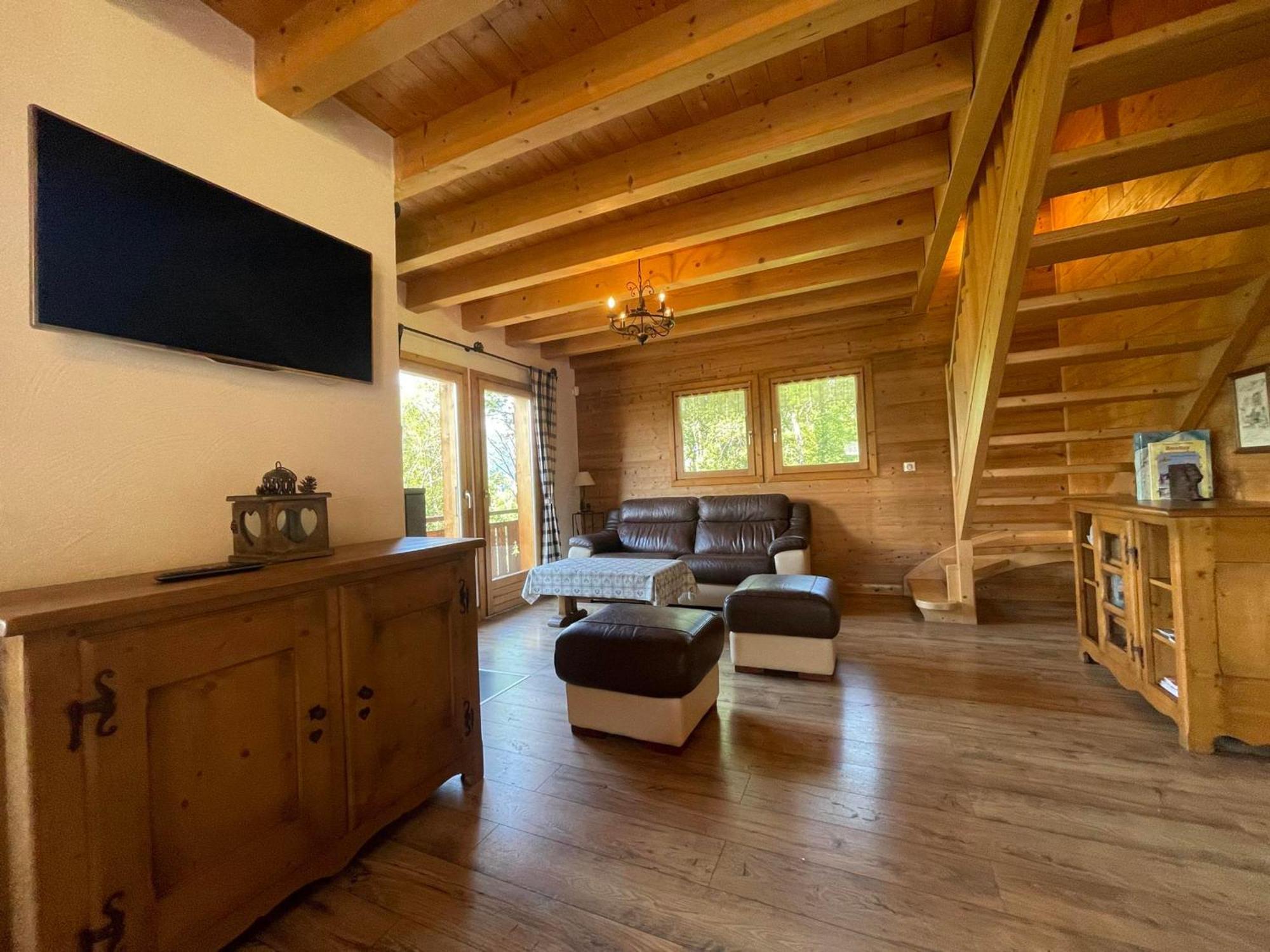 Chalet Savoyard Avec Jardin, Poele A Bois Et Wifi - Fr-1-624-11 Verchaix Экстерьер фото